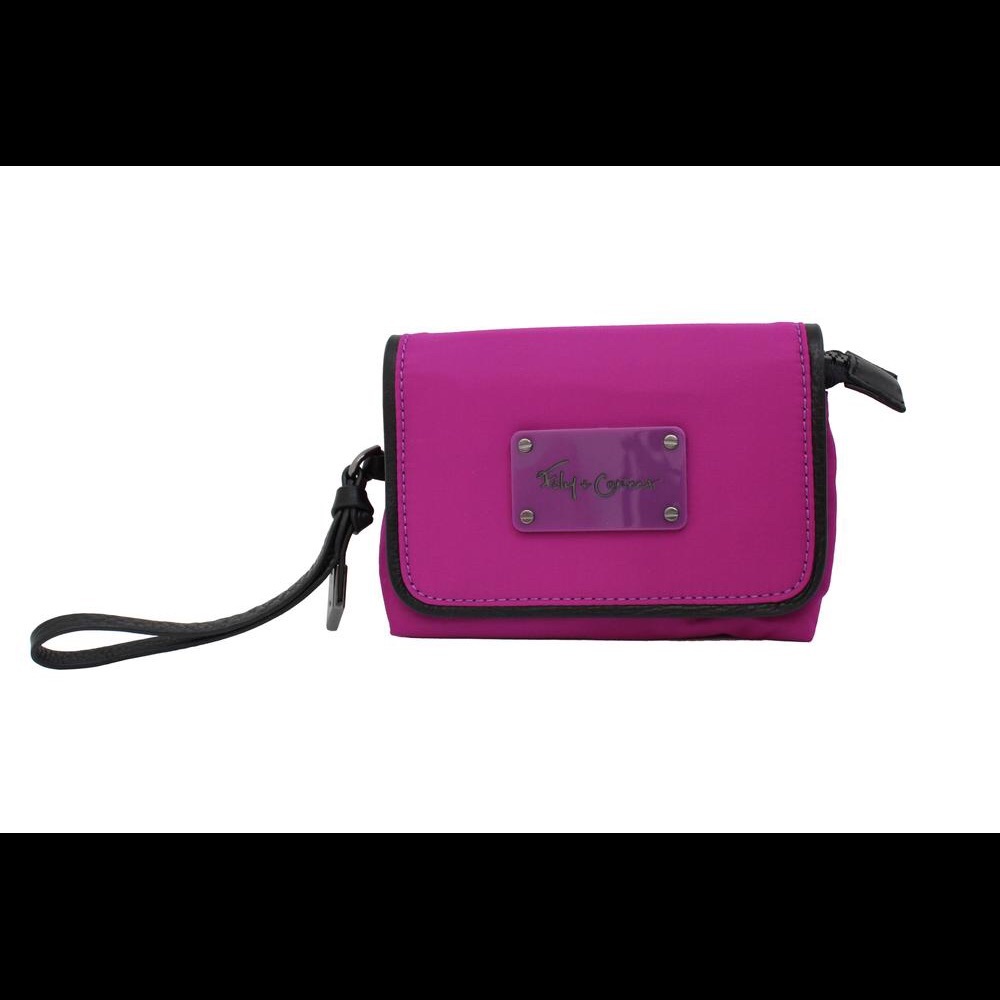 FOLEY+CORINNA CITY ECLIPSE GRAPE WRISTLET BAG